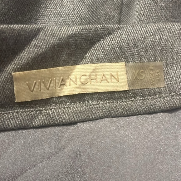 Vivian Chan Skirt Slit Midi in Gray size XS - Picture 4 of 8